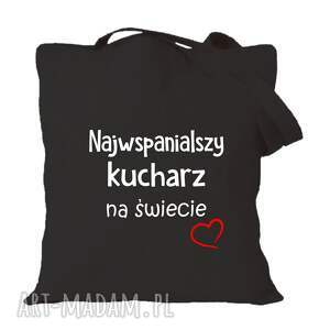 handmade torba z nadrukiem dla kucharza kucharki, prezent najlepsza kucharka, gotowanie