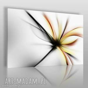 obraz na płótnie - abstrakcja kwiat nowoczesny - VAKU DSGN dom obrazy