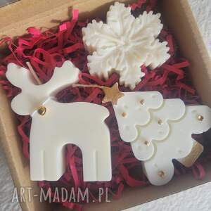 pomysł co pod choinkę Zestaw upominkowy świec sojowych