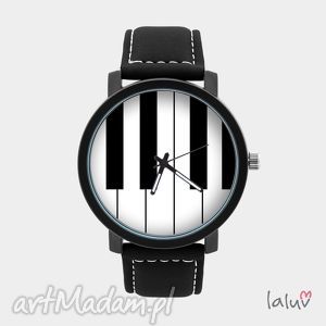 zegarki zegarek męski z grafiką piano, prezent, faceta mężczyzny, muzyka