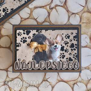 Prezent OKAZJONALNA - PSIAKI 1, kartka, pies, uniwersalna