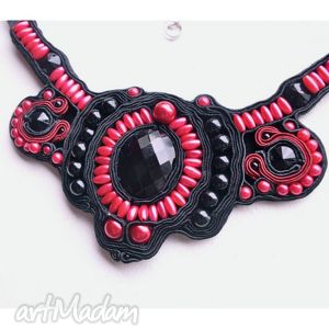 handmade naszyjniki kolia - naszyjnik sutasz / soutache /2/