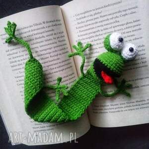 szydełkowa zakładka żaba - minimis akcesoria