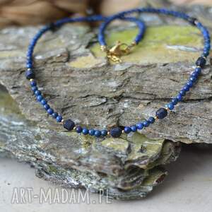 handmade naszyjniki naszyjnik delicate lapis lazuli