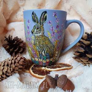 Prezent Szarak Ona ręcznie malowany kubek 300 ml - porcelana