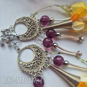 Klipsy wykonane w pojedynczym egzemplarzu duże i lekkie naprawdę