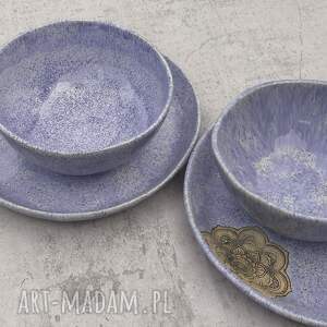 świąteczne prezenty, zestaw obiadowy dla dwojga, ręcznie robione naczynia