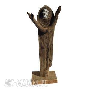 rzeźba dekoracja ze starego drewna abstrakcja postać figurka /2/