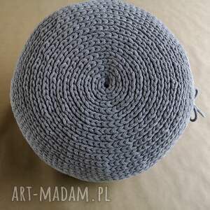 ręcznie zrobione poduszki okrągła poduszka ze sznurka bawełnianego