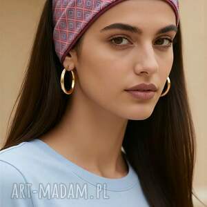 opaska wiosenna we wzory świetna na codzienne noszenie lekko rozciągliwa, miękka