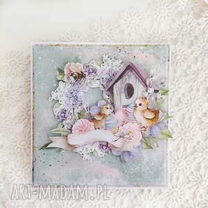 kartka wielkanocna życzeniami prezent