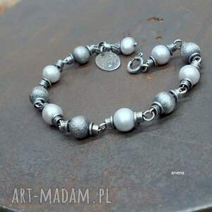 Perły - bransoletka 019, modna, biżuteria autorska