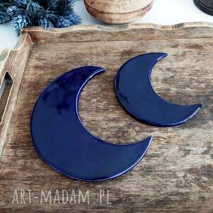 ręcznie zrobione ceramika 2 księżyce ceramiczne
