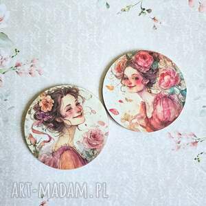 para podkładek - rozważna i romantyczna, drewniane mamy