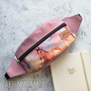 konie kolorowa, nerka, saszetka, pojemna, koń