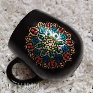 kubki kubek malowany ręcznie mandala ceramika prezent