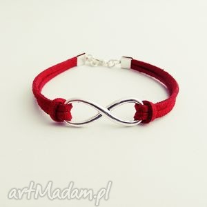 handmade red infinity