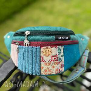 nerka patchworkowa orient velvet, rozmiar m miniportfelik gratis slow fashion