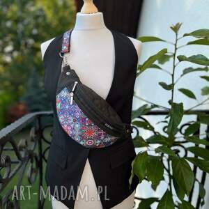 BEBOKI Rozeta witraż miniportfel gratis, handmade nerka