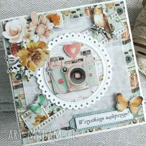 handmade scrapbooking kartki kartka urodzinowa dla fotografki 2