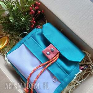 Luiza, mini, torebka damska, kolorowa nerka