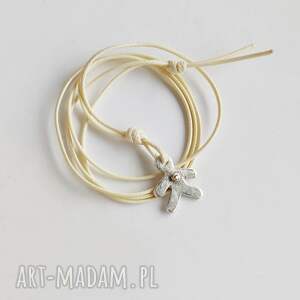 słodki pamperek wisiorek srebro, sznurek