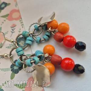 kolczyki kolorowe lekkie box e1 no, fr kw et fo