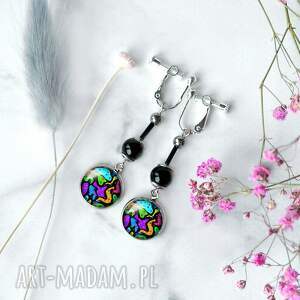 długie klipsy abstract prezent uszu