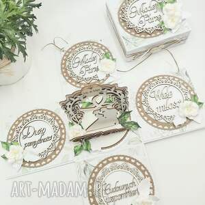 exploding box ślubny - młodej parze, elegancka kartka, scrapbooking, pamiątka