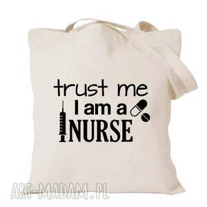 torba z nadrukiem dla pielęgniarki, prezent najlepsza pielęgniarka, oddziałowa