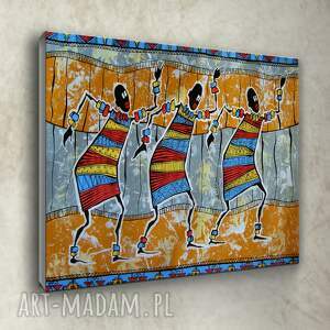 afryka tańczy giclee dom, sztuka art, 4mara