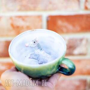 filiżanka z koniem rajgrass do kawy siwek ok 300 ml v2