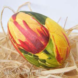 witrazka pisanka wielkanocna tulipany jajeczko wielkanocne