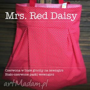 handmade na ramię mrs. Red daisy by wkml