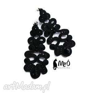 black magic - kolczyki soutache