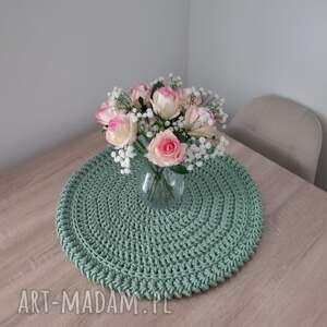 Podkładka szydełkowa ze sznurka bawełnianego Boho 55cm