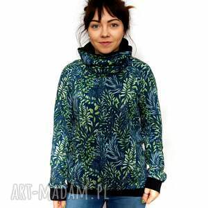 handmade bluzy bluza damska wiola gałązki granatowe 2xs - 3xl
