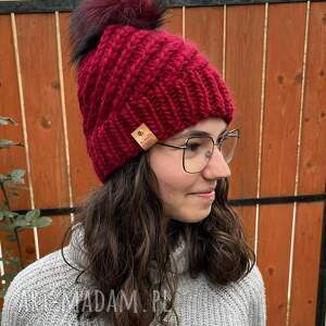 handmade pomysły na upominki świąteczne czapka beanie z wełny