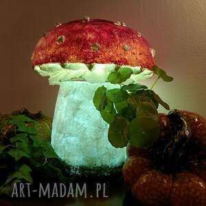 Lampka nocna muchomorek handmade - oryginalny prezent