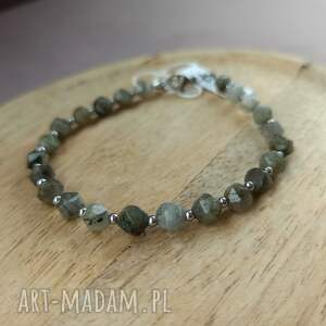 Prezent labradoryty, bransoletka - kamieni