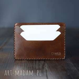 męski portfel skórzany minimalistyczny na karty niego prezent
