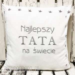 poduszka prezent najlepszy tata na świecie 40x40cm, tatuś, ojciec, dzień ojca