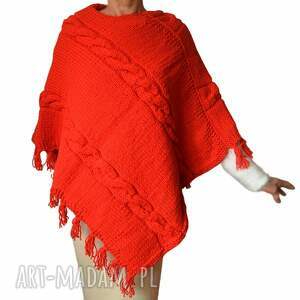 ręcznie robione poncho ponczo ręcznie robione na drutach, handmade