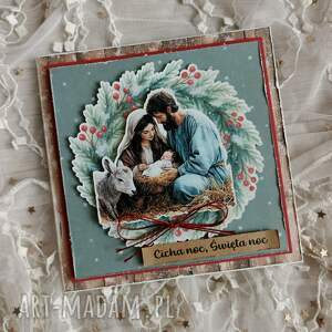 kartka świąteczna - święta rodzina boże narodzenie