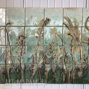 panel letnia łąka vi, kafle ceramiczne, dekor ceramiczny
