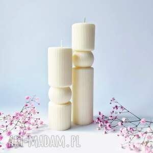 Świeca sojowa Westyna - zestaw, świea, eco