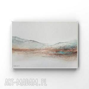 pejzaż - akwarela formatu 18/24 cm
