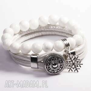 handmade white & silver