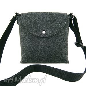 ręcznie wykonane na ramię trip anthracite bag