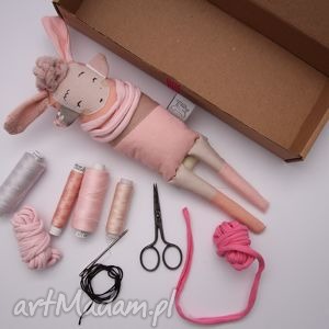 handmade lalki siostra szi - różowa / zabawka handmade